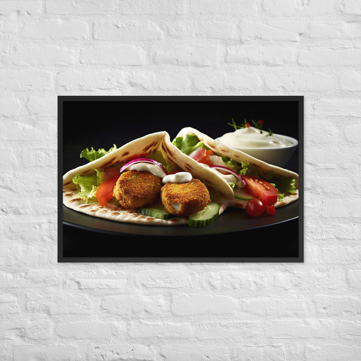 Classic Falafel Framed poster 🤤 from Yumify.AI