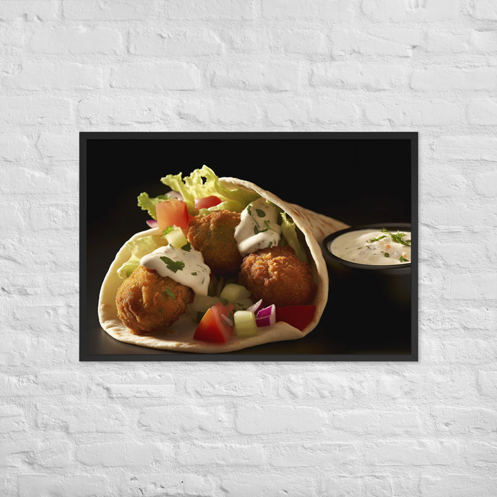 Classic Falafel Framed poster 🤤 from Yumify.AI