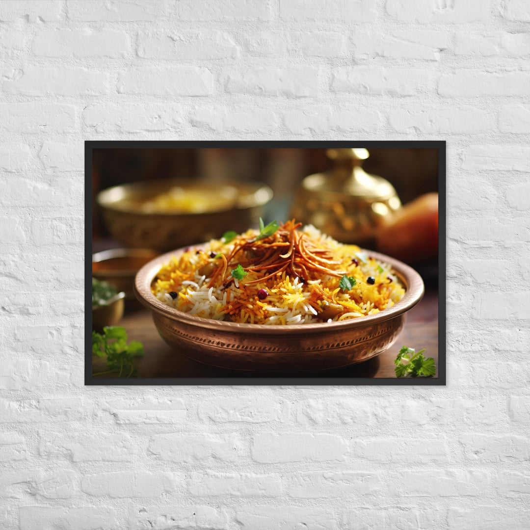 Sindhi Biryani Framed poster 🤤 from Yumify.AI