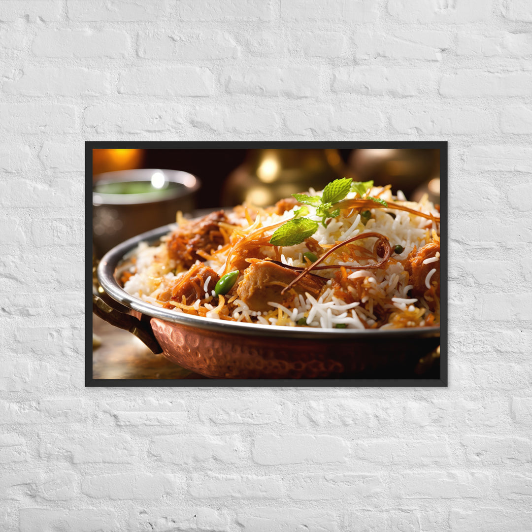 Mutton Biryani Framed poster 🤤 from Yumify.AI