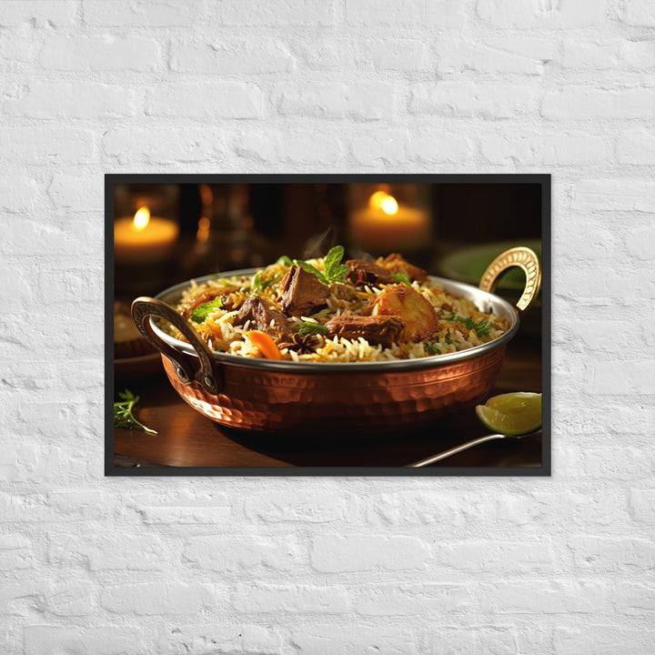 Mutton Biryani Framed poster 🤤 from Yumify.AI