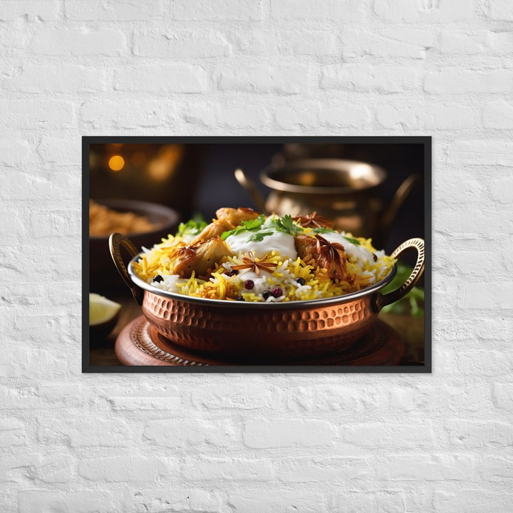 Lucknowi Biryani Framed poster 🤤 from Yumify.AI