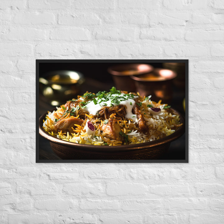 Lucknowi Biryani Framed poster 🤤 from Yumify.AI