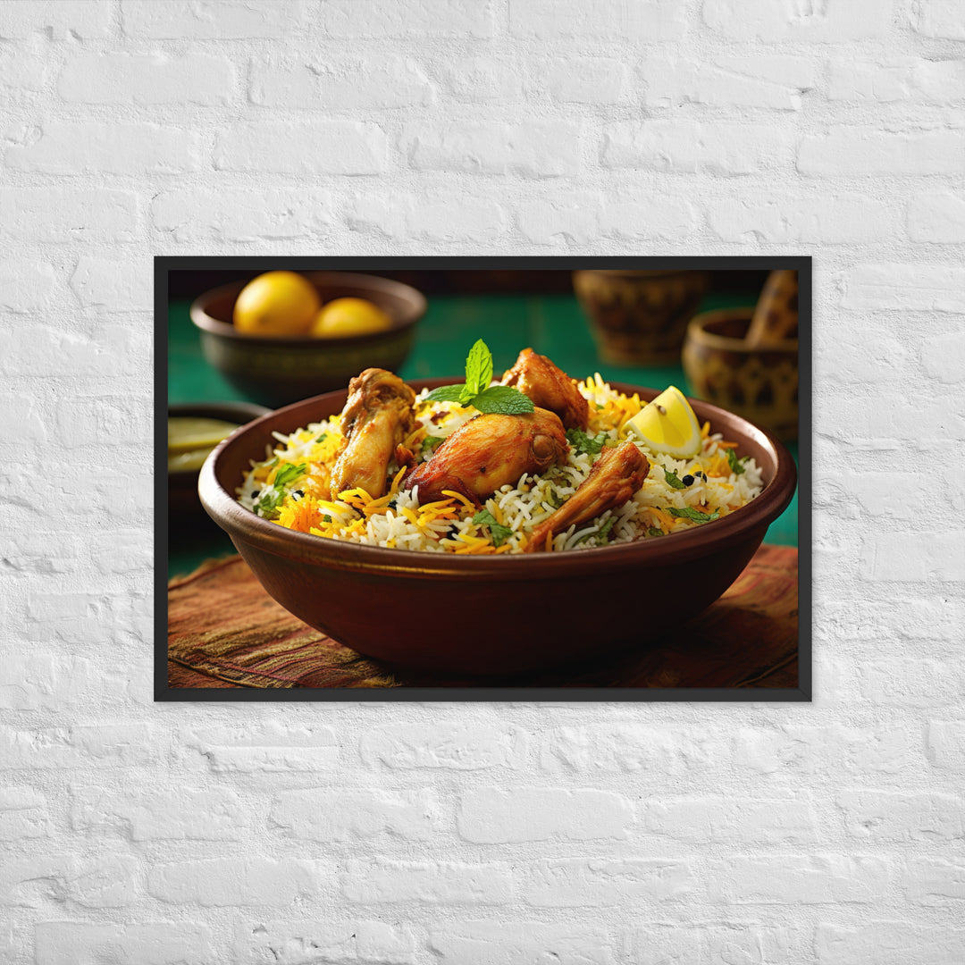 Kolkata Biryani Framed poster 🤤 from Yumify.AI