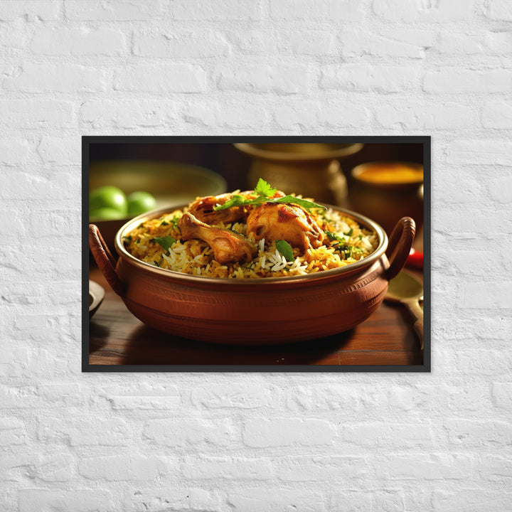 Kolkata Biryani Framed poster 🤤 from Yumify.AI