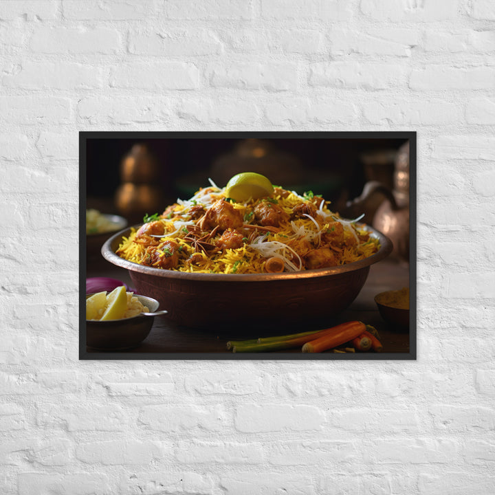 Hyderabadi Biryani Framed poster 🤤 from Yumify.AI