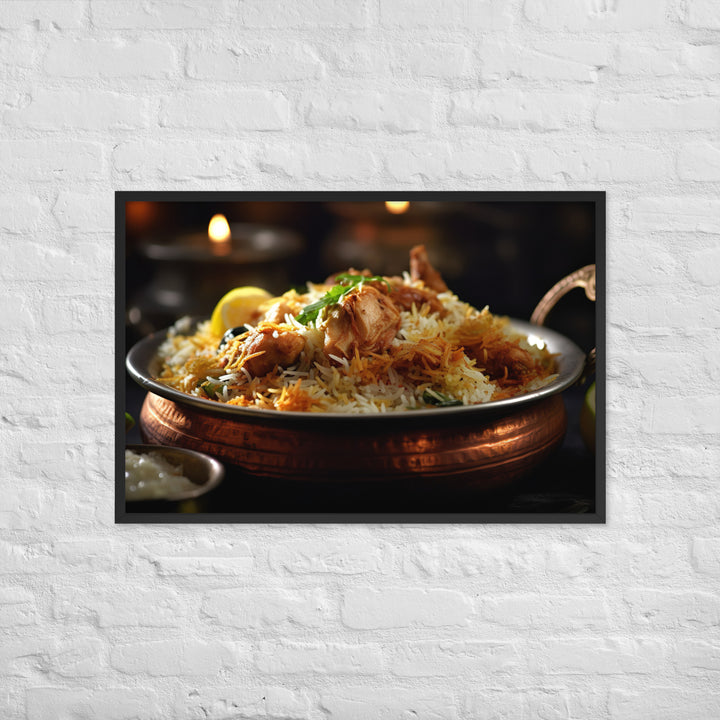 Hyderabadi Biryani Framed poster 🤤 from Yumify.AI