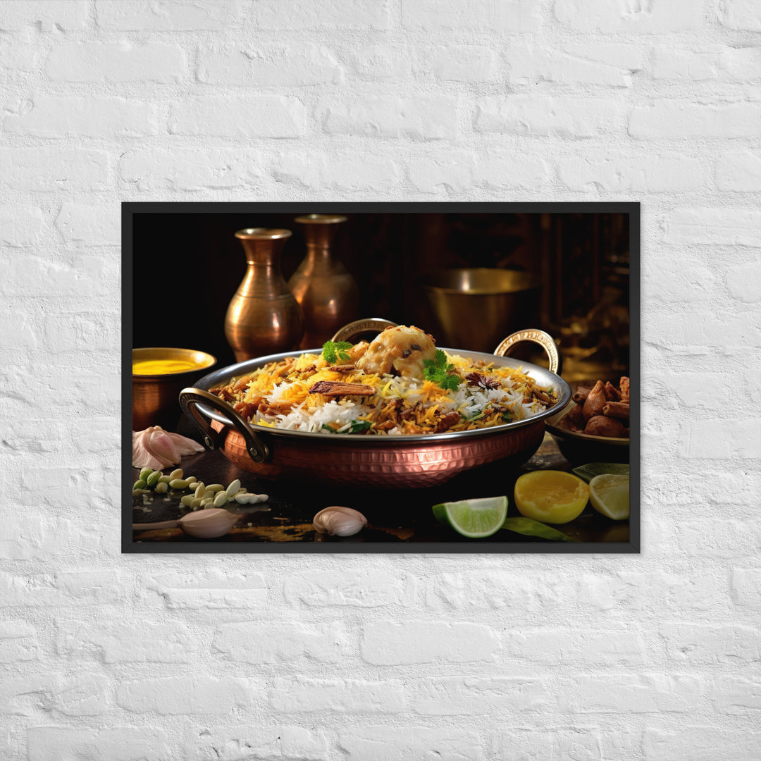 Hyderabadi Biryani Framed poster 🤤 from Yumify.AI