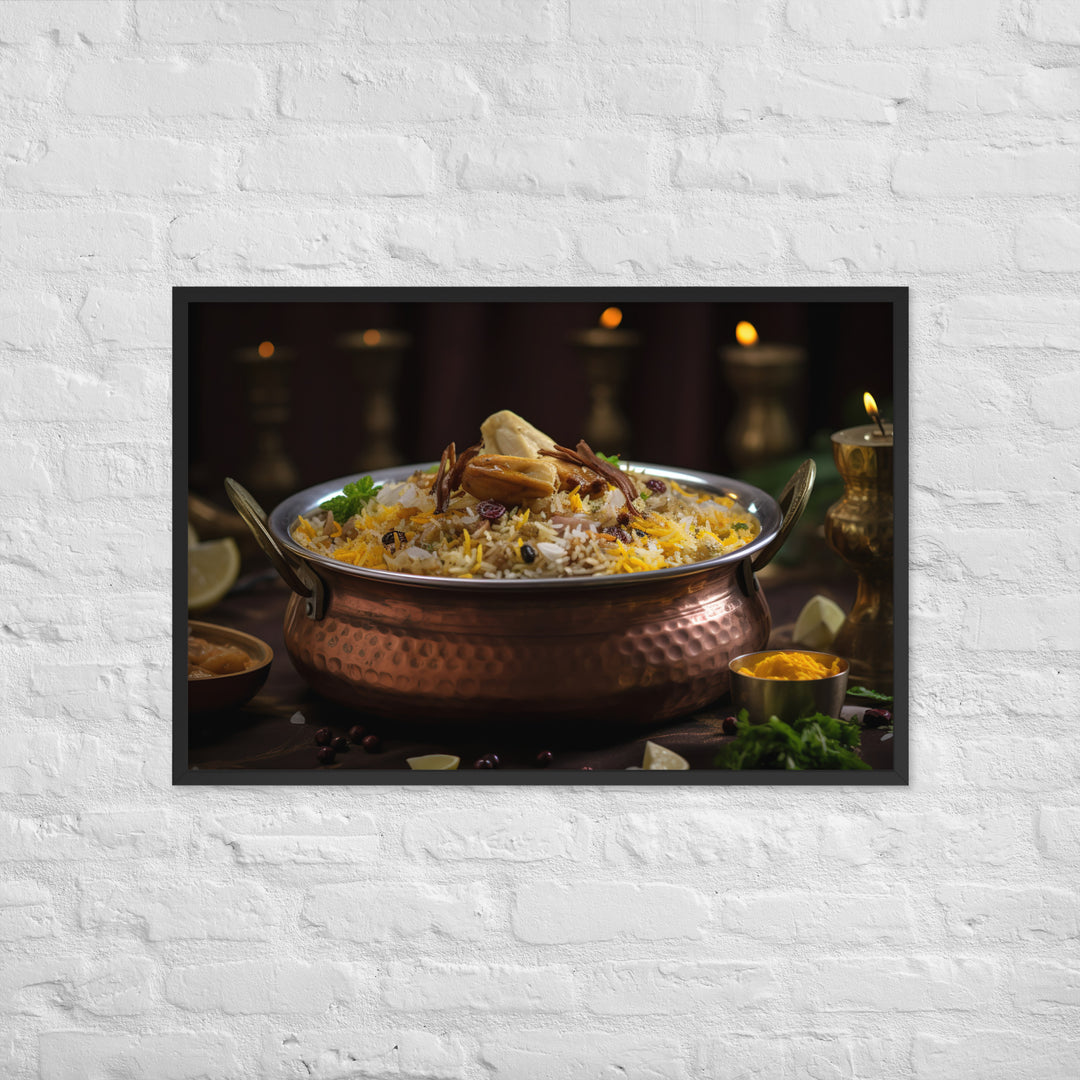 Dum Biryani Framed poster 🤤 from Yumify.AI