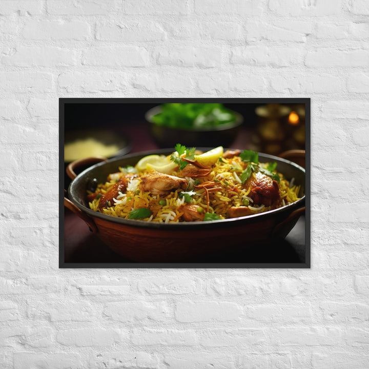 Chicken Biryani Framed poster 🤤 from Yumify.AI