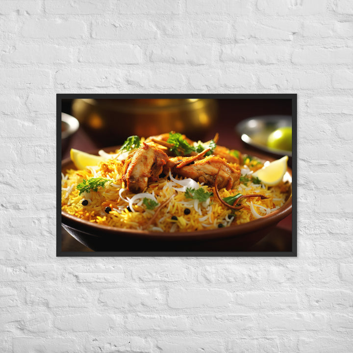 Chicken Biryani Framed poster 🤤 from Yumify.AI