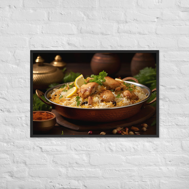 Chicken Biryani Framed poster 🤤 from Yumify.AI