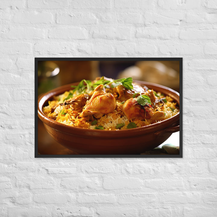 Chicken Biryani Framed poster 🤤 from Yumify.AI