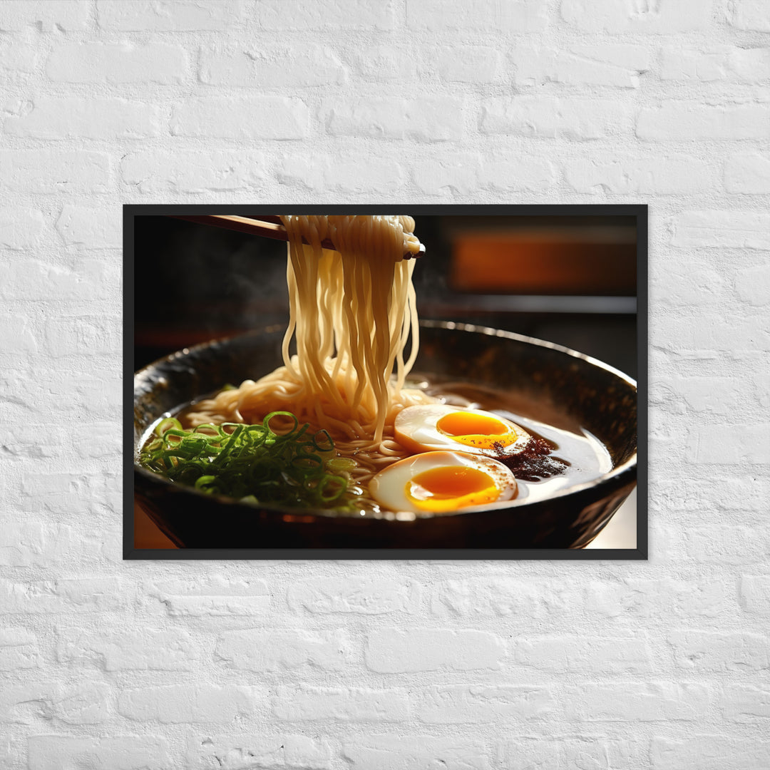 Tsukemen Framed poster 🤤 from Yumify.AI