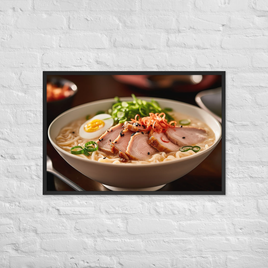 Tonkotsu Ramen Framed poster 🤤 from Yumify.AI