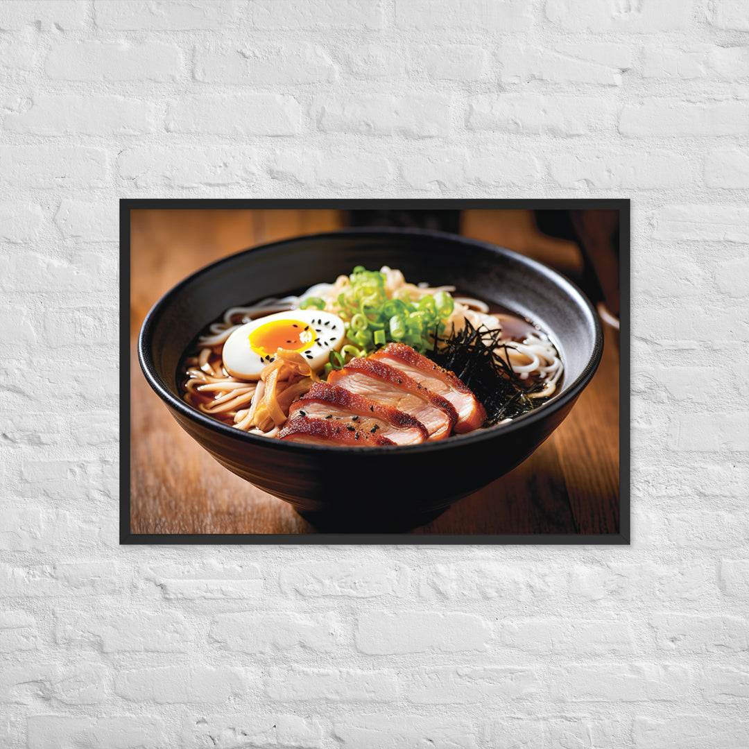 Shoyu Ramen Framed poster 🤤 from Yumify.AI