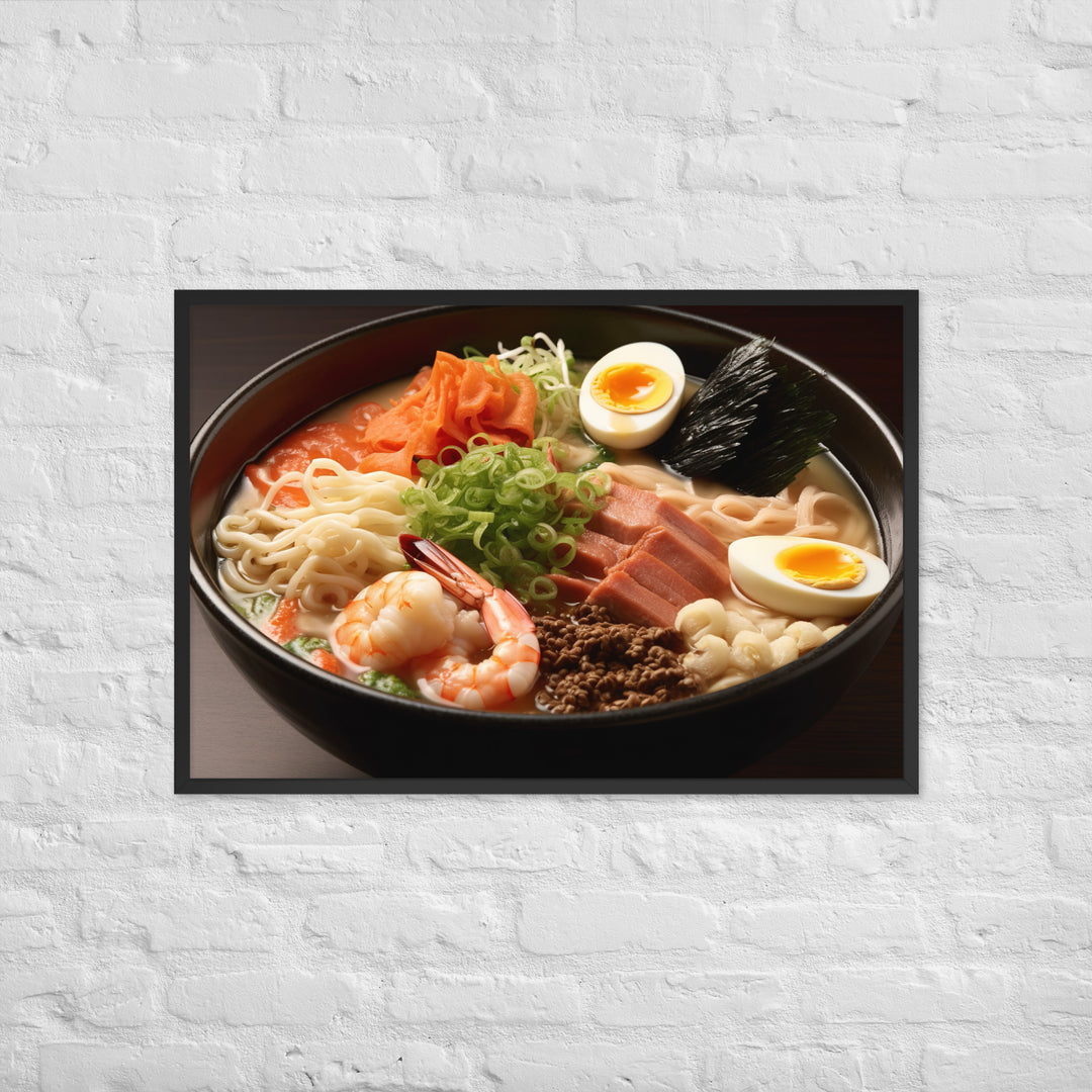 Shio Ramen Framed poster 🤤 from Yumify.AI