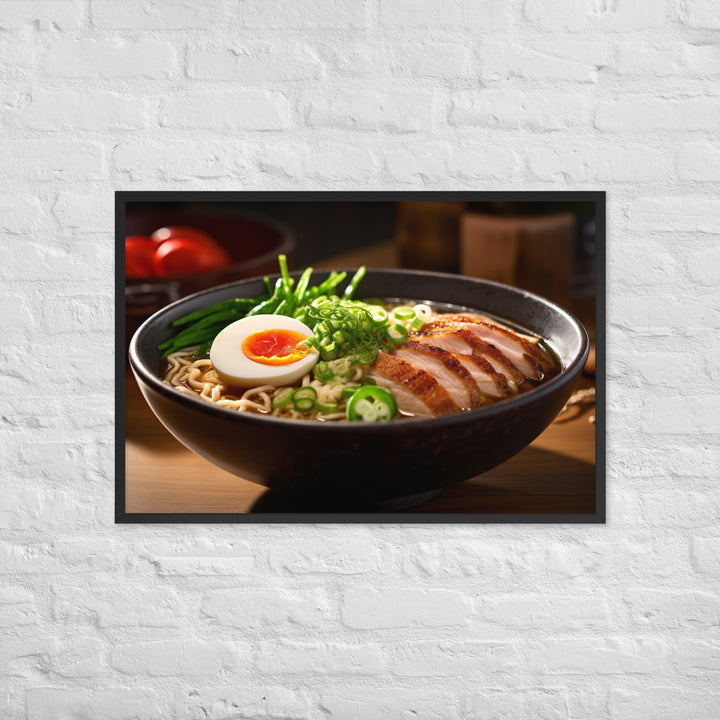 Chicken Ramen Framed poster 🤤 from Yumify.AI