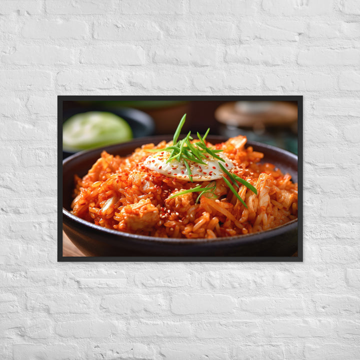 Kimchi Fried Rice Framed poster 🤤 from Yumify.AI