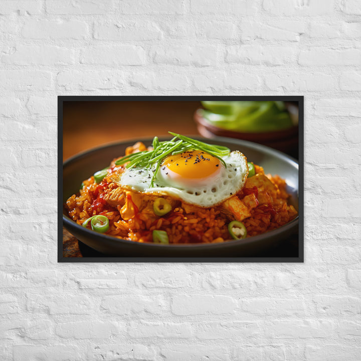 Kimchi Fried Rice Framed poster 🤤 from Yumify.AI