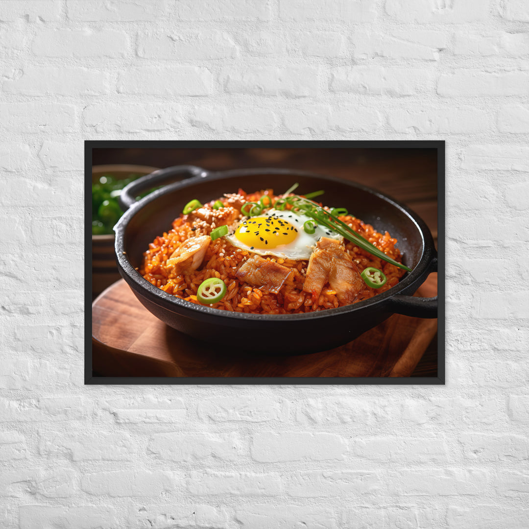 Kimchi Fried Rice Framed poster 🤤 from Yumify.AI