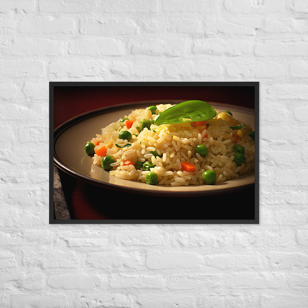 Egg Fried Rice Framed poster 🤤 from Yumify.AI