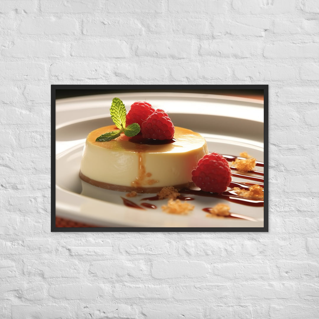 Cheese Dessert Framed poster 🤤 from Yumify.AI