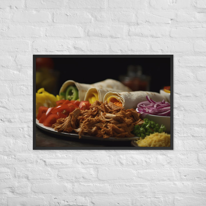 Shawarma Framed poster 🤤 from Yumify.AI