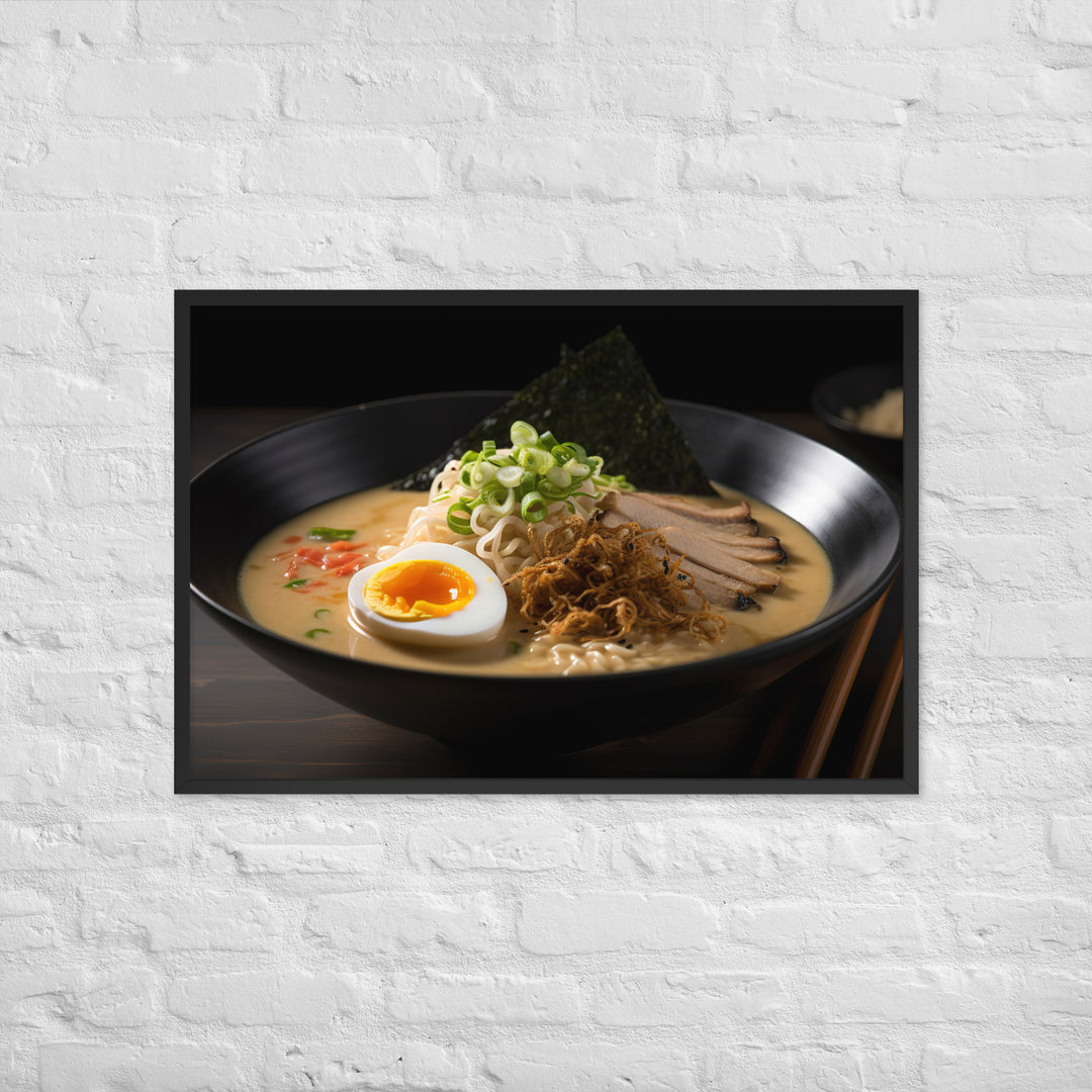 Miso Ramen Framed poster 🤤 from Yumify.AI