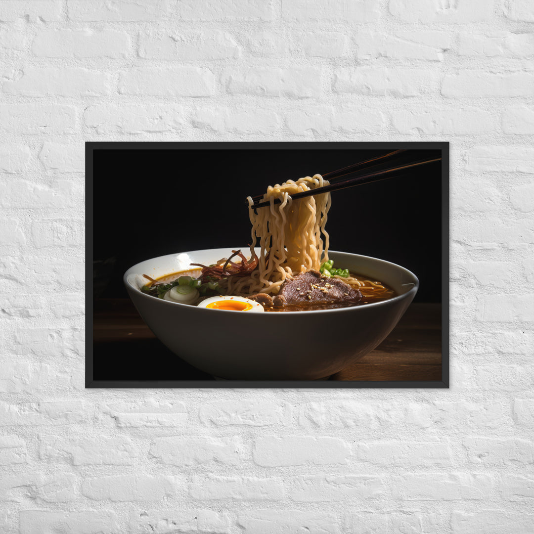 Beef Ramen Framed poster 🤤 from Yumify.AI