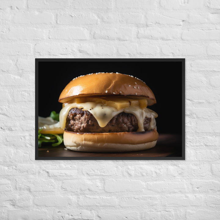 Gourmet Burgers Framed poster 🤤 from Yumify.AI