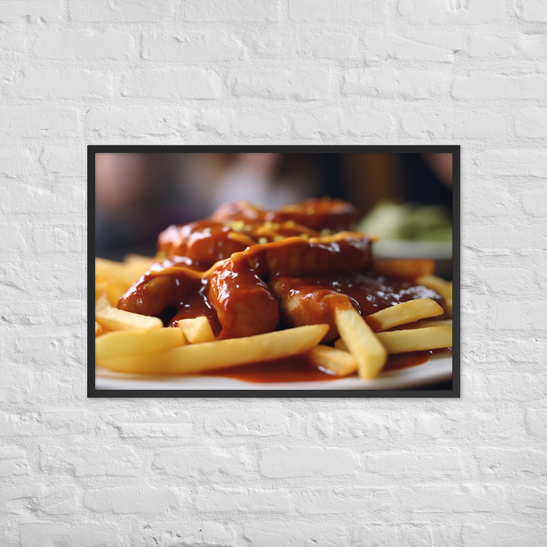 Currywurst Framed poster 🤤 from Yumify.AI