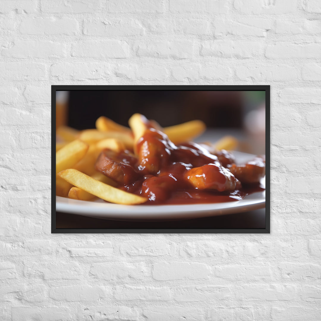 Currywurst Framed poster 🤤 from Yumify.AI