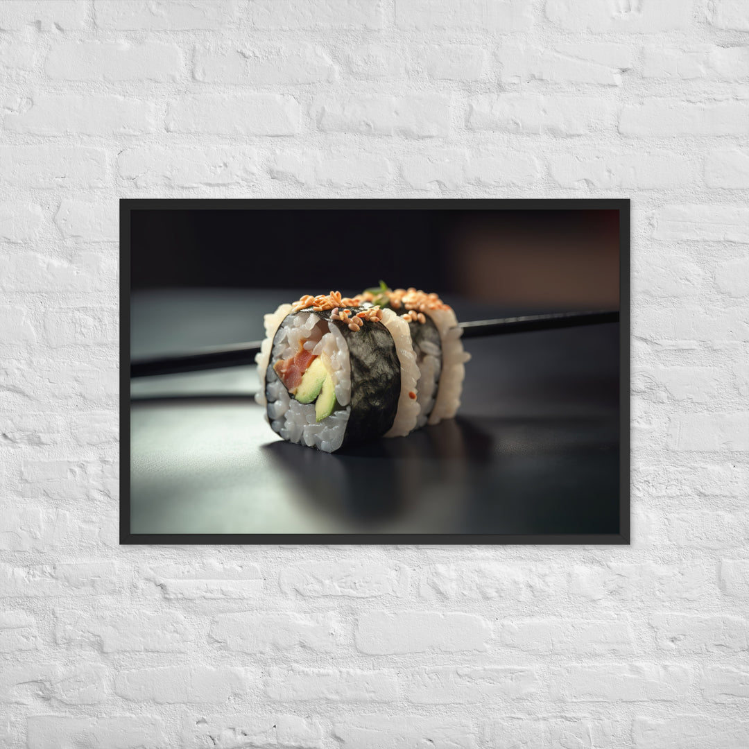 Maki Rolls Framed poster 🤤 from Yumify.AI