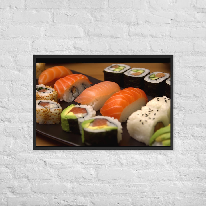 Sushi Rolls Framed poster 🤤 from Yumify.AI