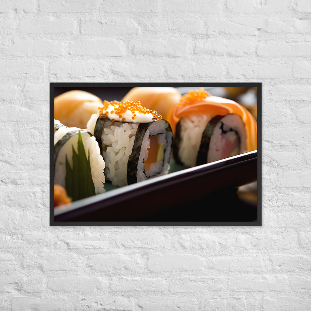 Sushi Framed poster 🤤 from Yumify.AI