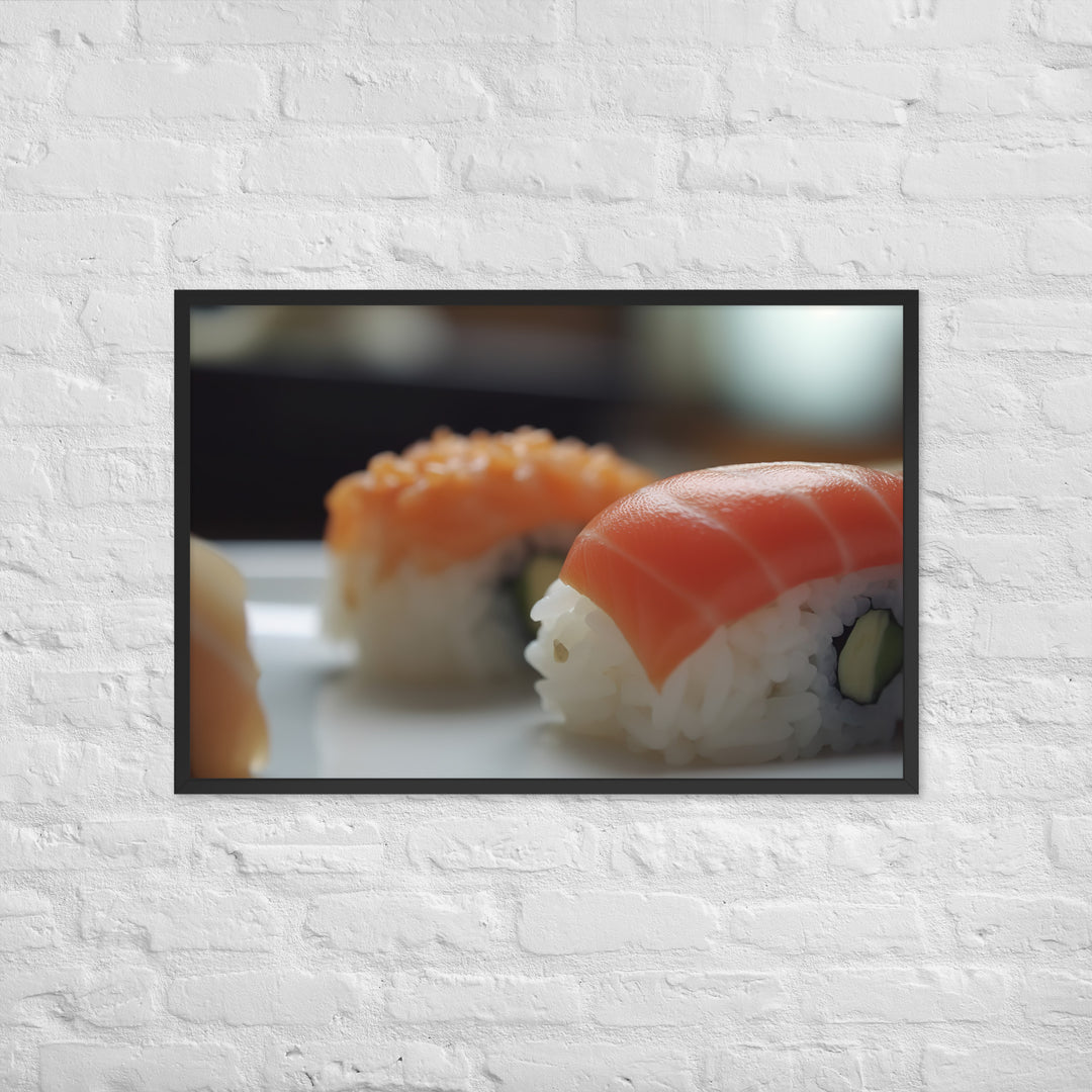 Sushi Framed poster 🤤 from Yumify.AI