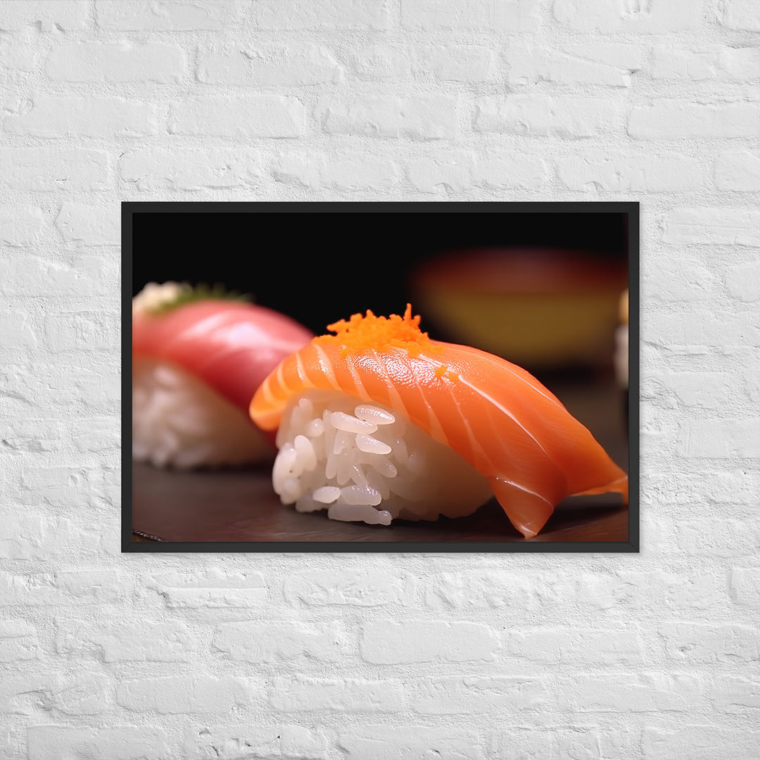 Sushi Framed poster 🤤 from Yumify.AI