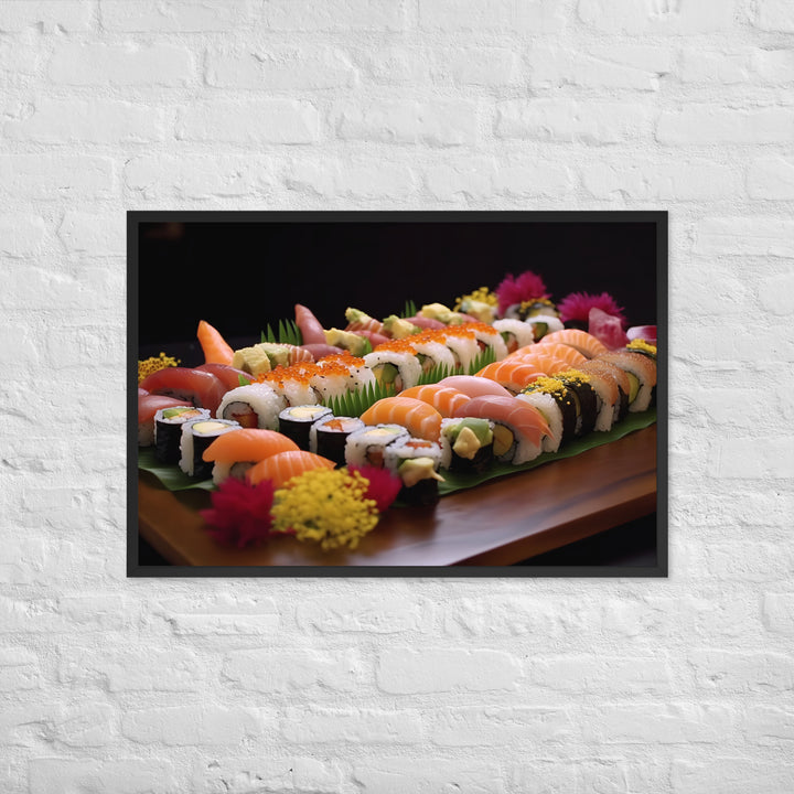 Sushi Framed poster 🤤 from Yumify.AI