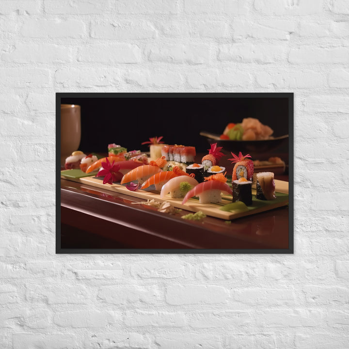 Sushi Framed poster 🤤 from Yumify.AI