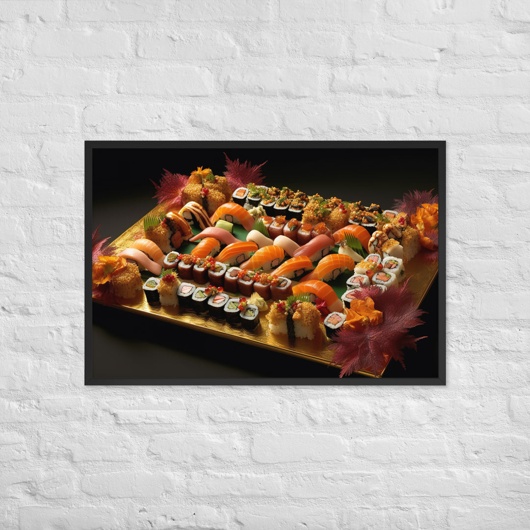 Sushi Framed poster 🤤 from Yumify.AI