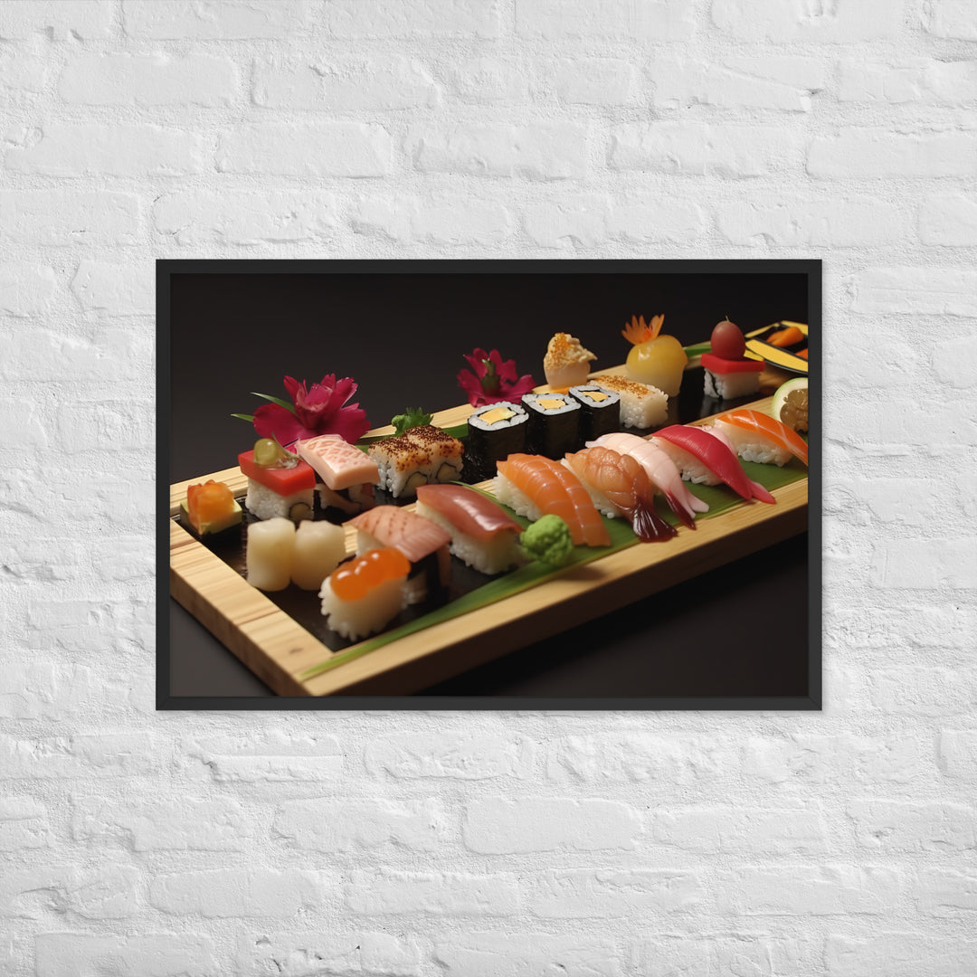 Sushi Framed poster 🤤 from Yumify.AI