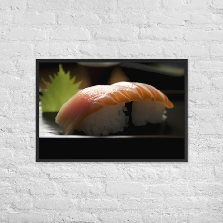 Nigiri Sushi Framed poster 🤤 from Yumify.AI