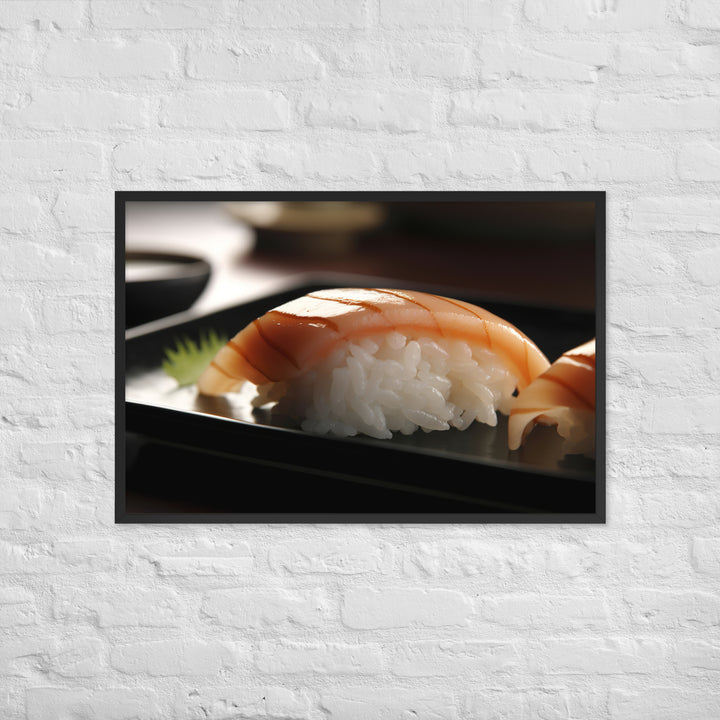 Nigiri Sushi Framed poster 🤤 from Yumify.AI