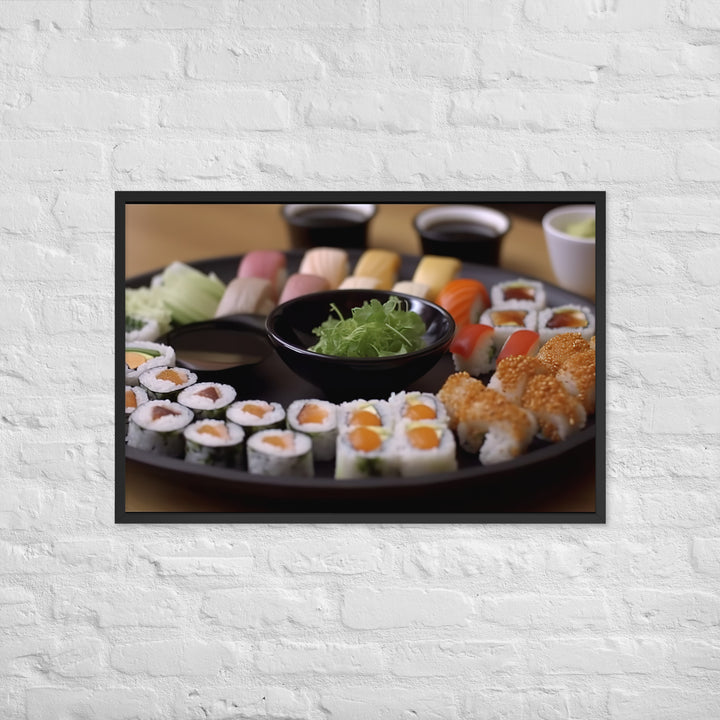 Sushi Framed poster 🤤 from Yumify.AI