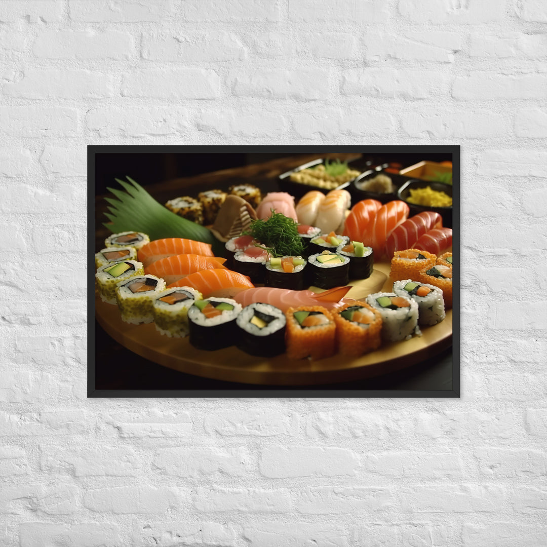 Sushi Framed poster 🤤 from Yumify.AI