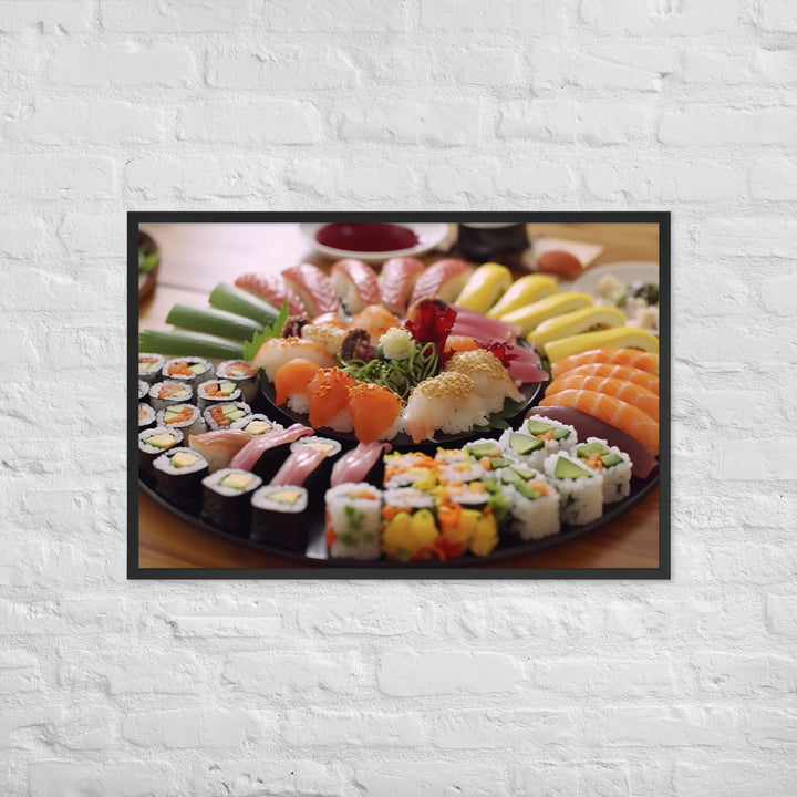 Sushi Framed poster 🤤 from Yumify.AI