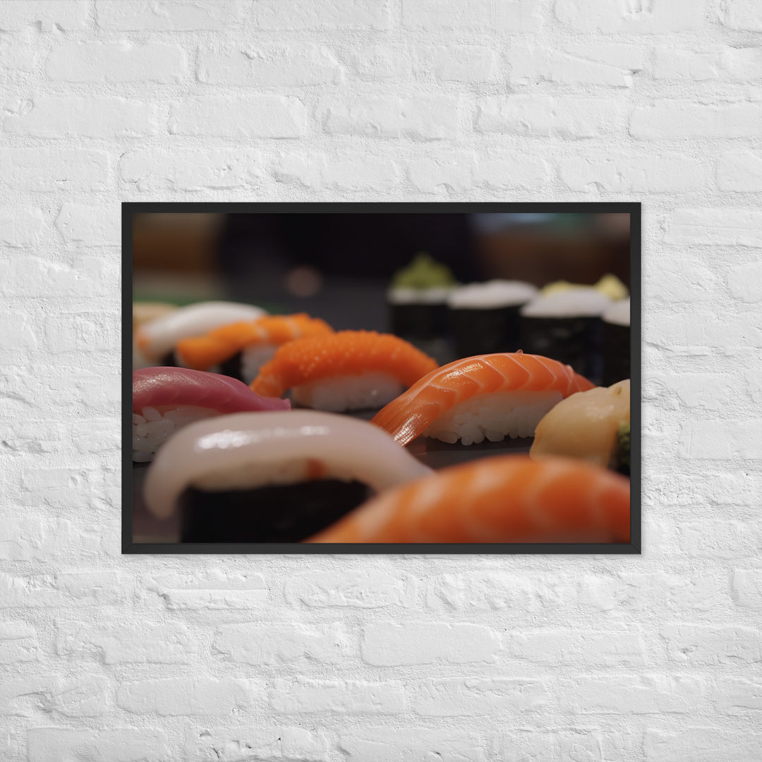 Sushi Framed poster 🤤 from Yumify.AI