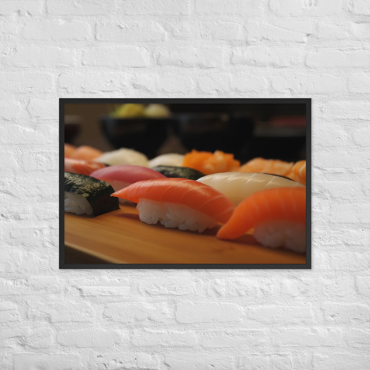 Sushi Framed poster 🤤 from Yumify.AI