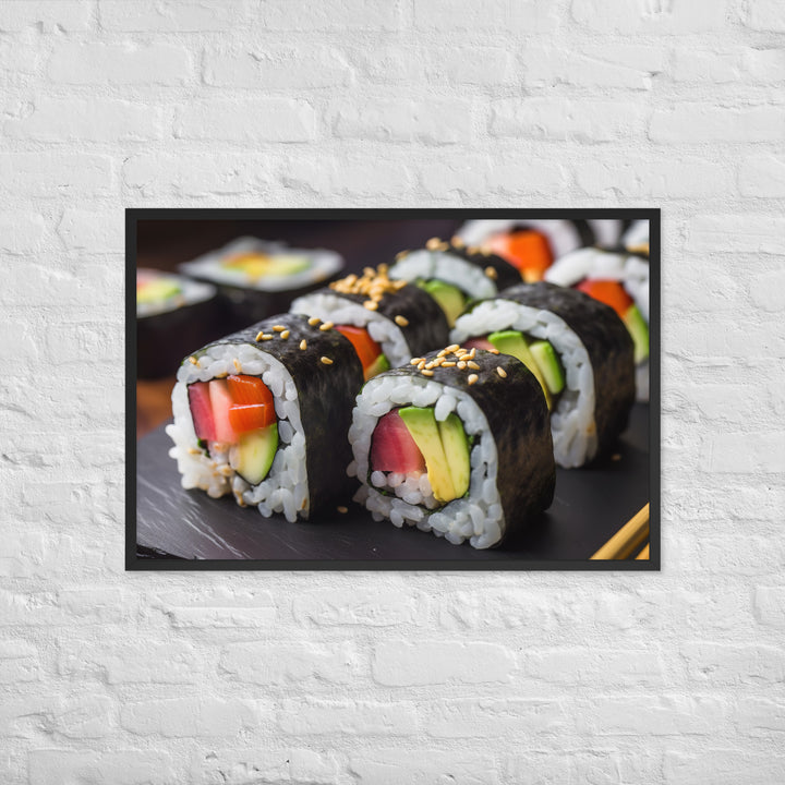 Sushi Framed poster 🤤 from Yumify.AI